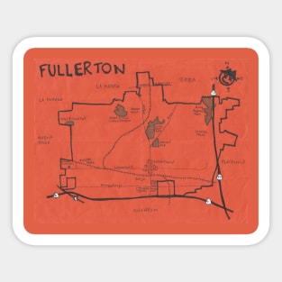 Fullerton Sticker